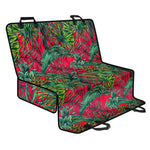 Pineapple Leaves Hawaii Pattern Print Pet Car Back Seat Cover