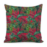 Pineapple Leaves Hawaii Pattern Print Pillow Cover