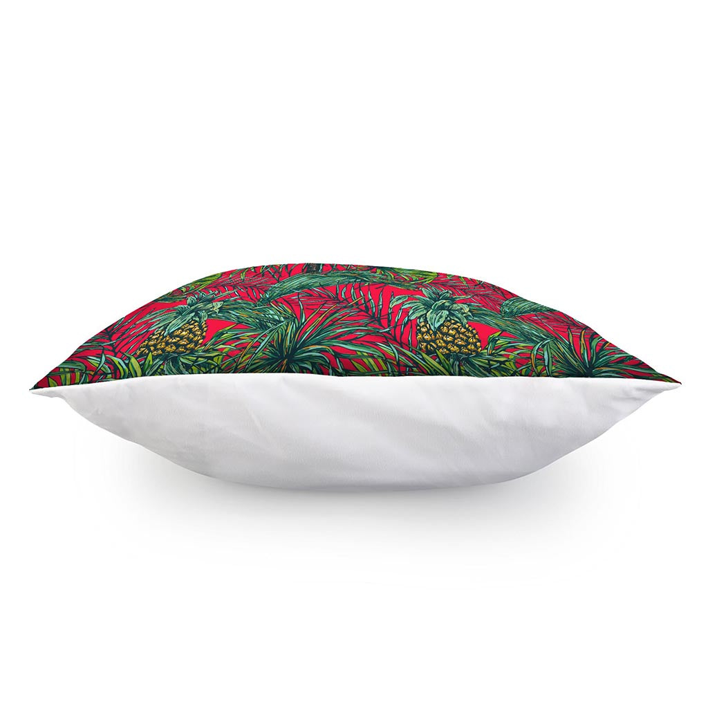 Pineapple Leaves Hawaii Pattern Print Pillow Cover