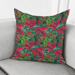 Pineapple Leaves Hawaii Pattern Print Pillow Cover