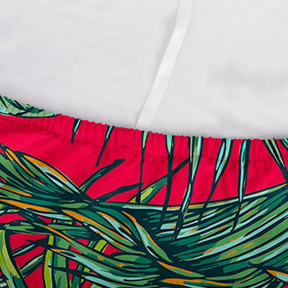 Pineapple Leaves Hawaii Pattern Print Sofa Cover