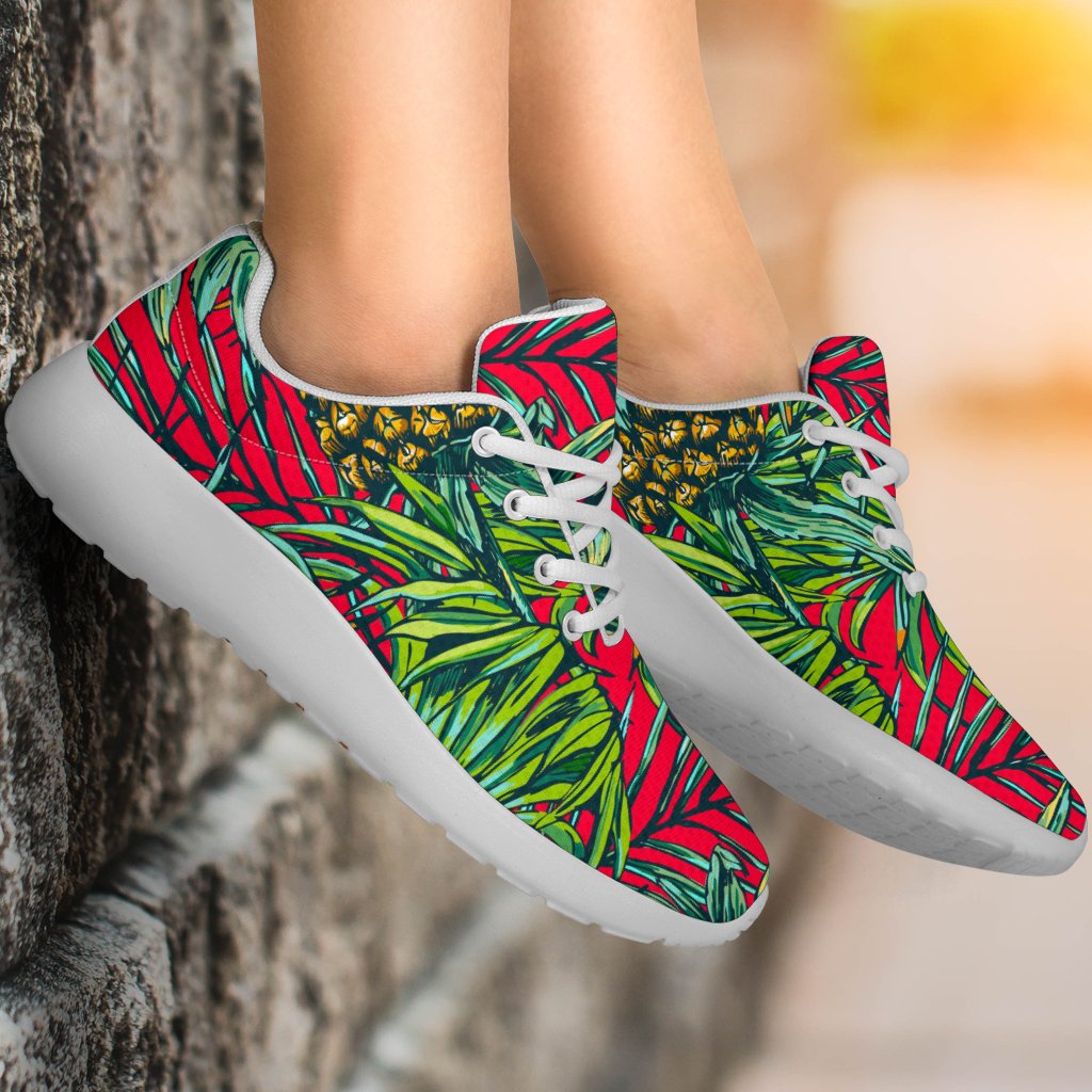 Pineapple Leaves Hawaii Pattern Print Sport Shoes GearFrost