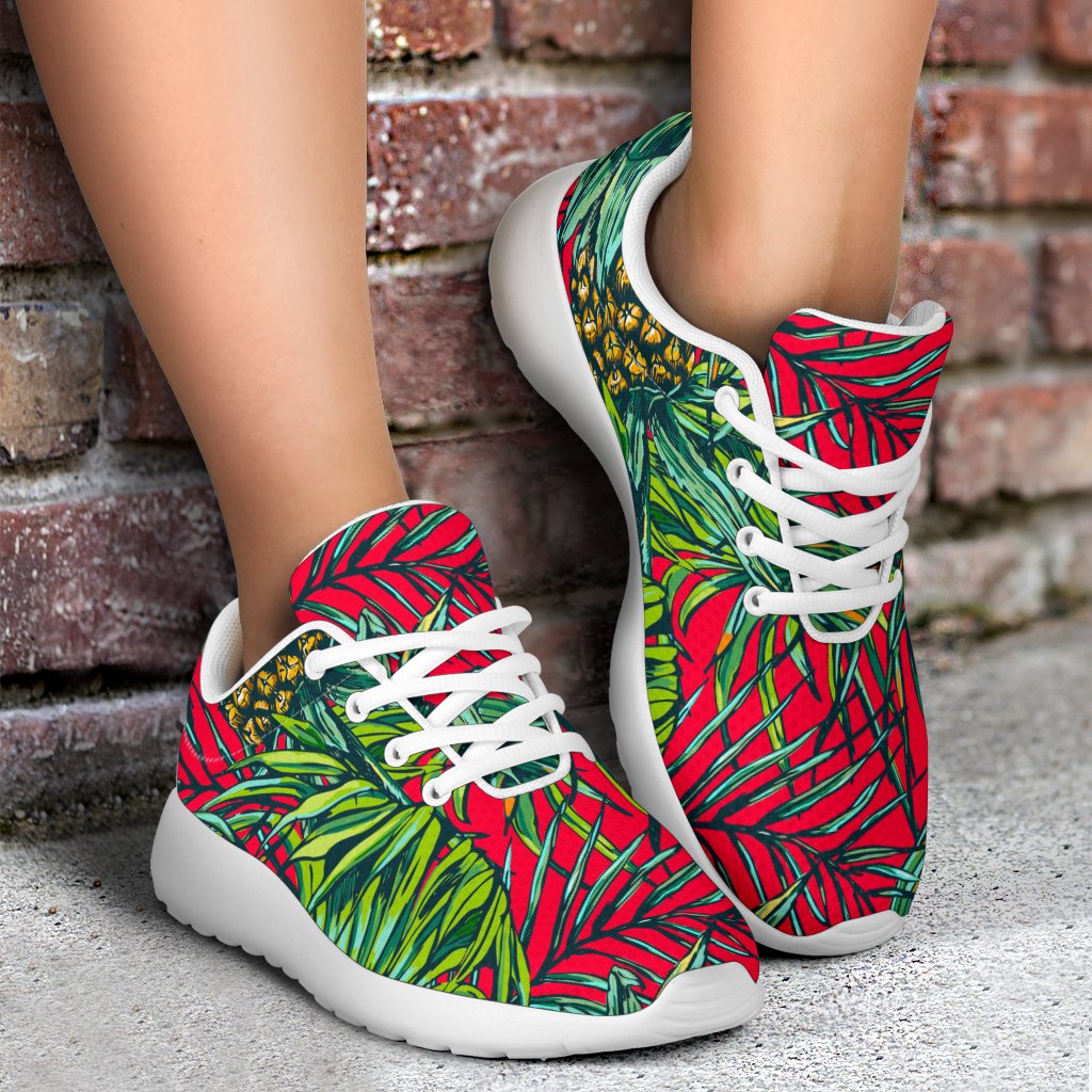 Pineapple Leaves Hawaii Pattern Print Sport Shoes GearFrost