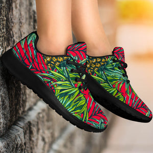 Pineapple Leaves Hawaii Pattern Print Sport Shoes GearFrost