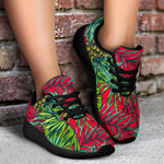 Pineapple Leaves Hawaii Pattern Print Sport Shoes GearFrost