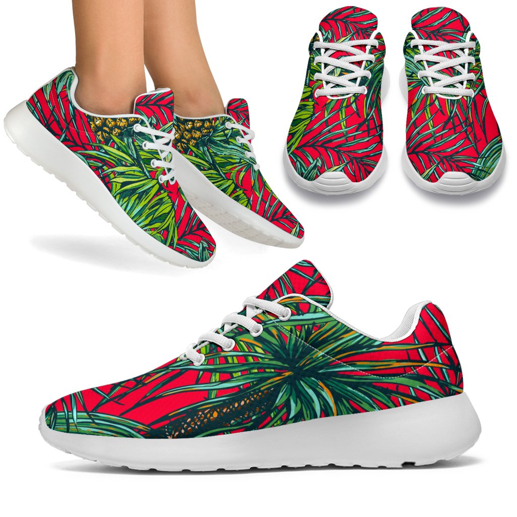 Pineapple Leaves Hawaii Pattern Print Sport Shoes GearFrost