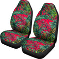 Pineapple Leaves Hawaii Pattern Print Universal Fit Car Seat Covers