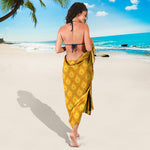 Pineapple Print Beach Sarong Wrap
