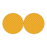 Pineapple Print Car Coasters