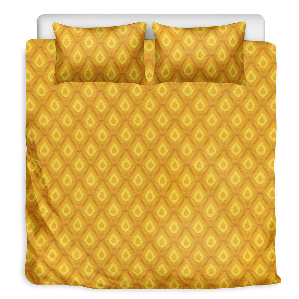 Pineapple Print Duvet Cover Bedding Set