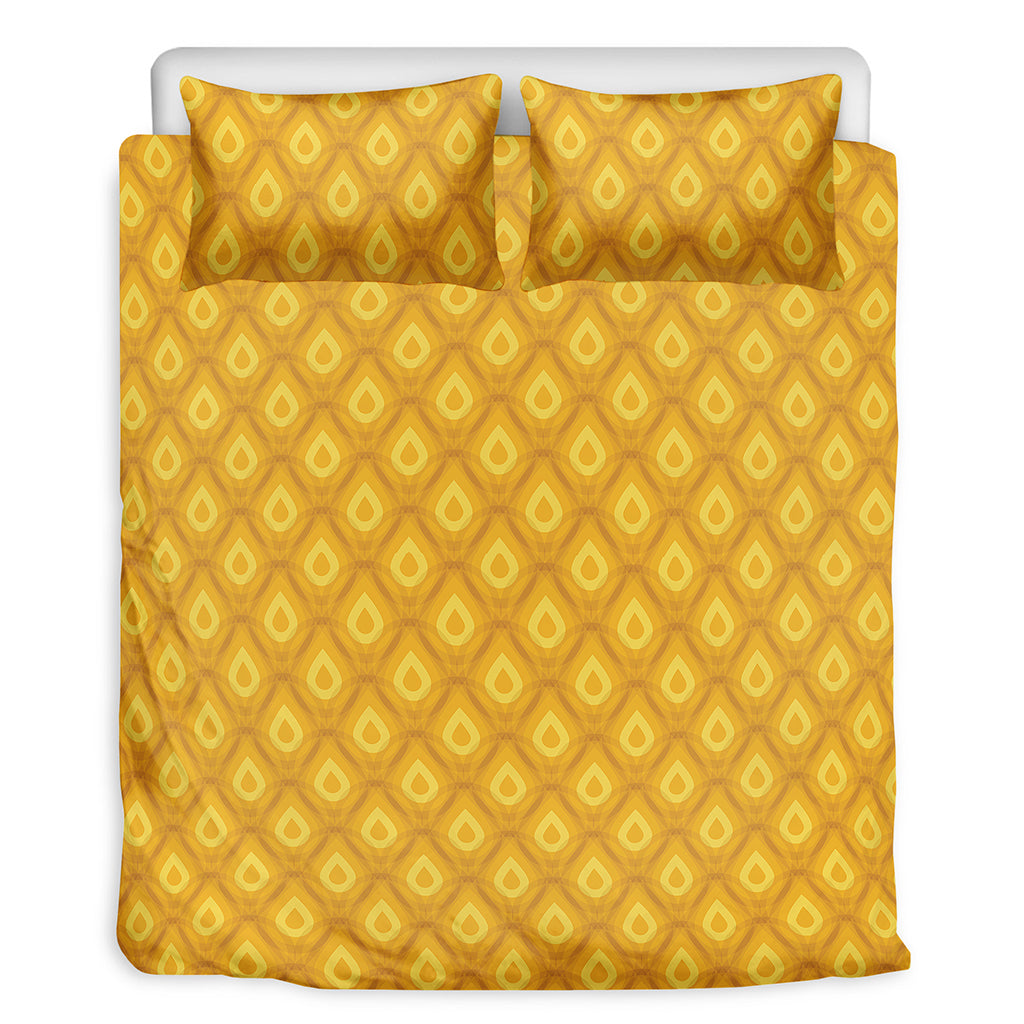 Pineapple Print Duvet Cover Bedding Set