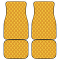 Pineapple Print Front and Back Car Floor Mats