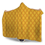 Pineapple Print Hooded Blanket