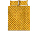 Pineapple Print Quilt Bed Set