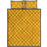 Pineapple Print Quilt Bed Set