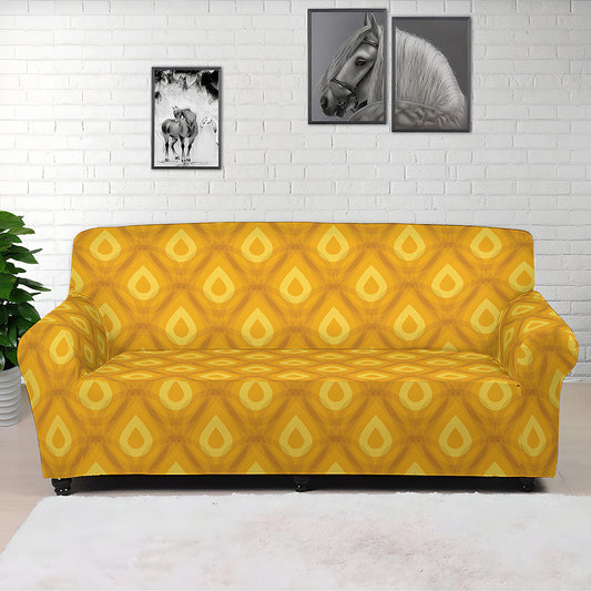 Pineapple Print Sofa Cover