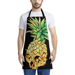 Pineapple Skull Print Apron