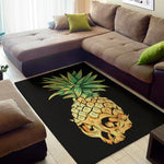 Pineapple Skull Print Area Rug