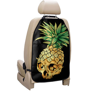 Pineapple Skull Print Car Seat Organizers