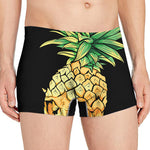 Pineapple Skull Print Men's Boxer Briefs