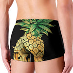 Pineapple Skull Print Men's Boxer Briefs