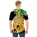 Pineapple Skull Print Men's T-Shirt