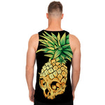 Pineapple Skull Print Men's Tank Top