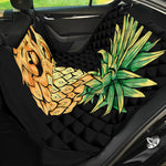 Pineapple Skull Print Pet Car Back Seat Cover