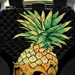 Pineapple Skull Print Pet Car Back Seat Cover