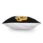 Pineapple Skull Print Pillow Cover
