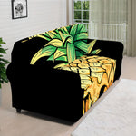 Pineapple Skull Print Sofa Cover