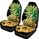 Pineapple Skull Print Universal Fit Car Seat Covers