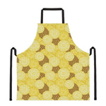 Pineapple Slices Pattern Print Apron