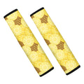 Pineapple Slices Pattern Print Car Seat Belt Covers