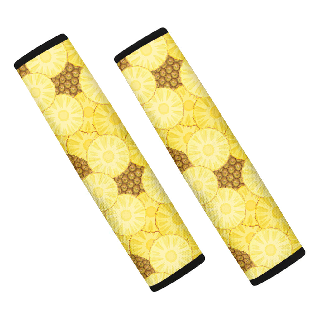 Pineapple Slices Pattern Print Car Seat Belt Covers