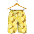 Pineapple Slices Pattern Print Men's Shorts