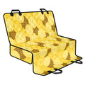 Pineapple Slices Pattern Print Pet Car Back Seat Cover