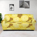 Pineapple Slices Pattern Print Sofa Cover