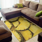 Pineapple Slices Print Area Rug