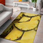 Pineapple Slices Print Area Rug