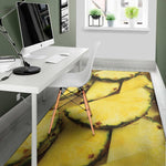 Pineapple Slices Print Area Rug