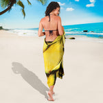 Pineapple Slices Print Beach Sarong Wrap