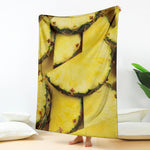 Pineapple Slices Print Blanket