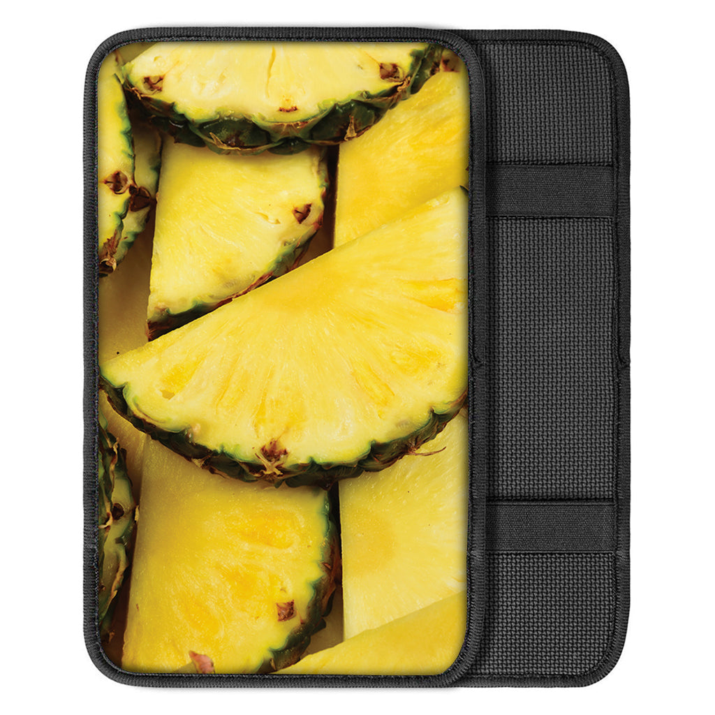 Pineapple Slices Print Car Center Console Cover