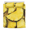 Pineapple Slices Print Duvet Cover Bedding Set