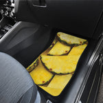 Pineapple Slices Print Front and Back Car Floor Mats