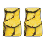 Pineapple Slices Print Front Car Floor Mats