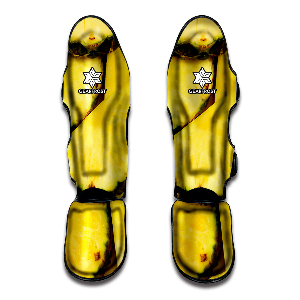 Pineapple Slices Print Muay Thai Shin Guard