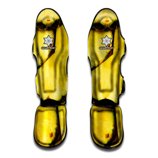 Pineapple Slices Print Muay Thai Shin Guard