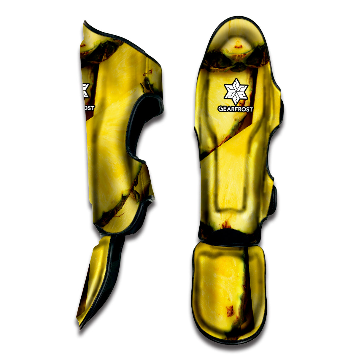 Pineapple Slices Print Muay Thai Shin Guard